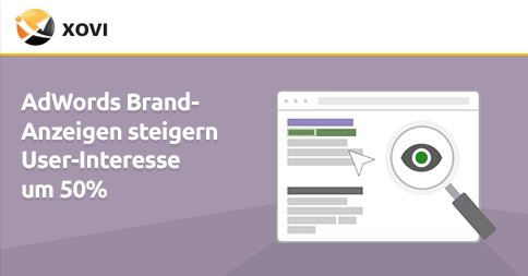 Google Ads Brand Anzeigen 50 User Interesse XOVI